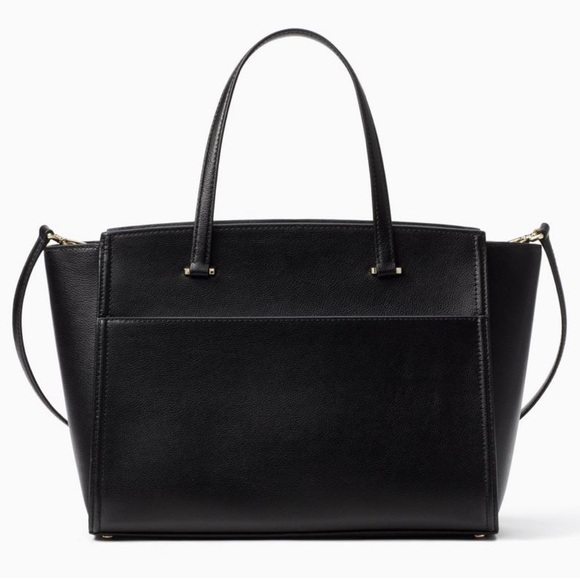 NWT Kate Spade Black Large Geraldine Satchel Purse - Picture 3 of 6